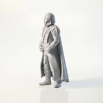 Mô hình Dapper Mandalorian - Tượng Star Wars in 3D
