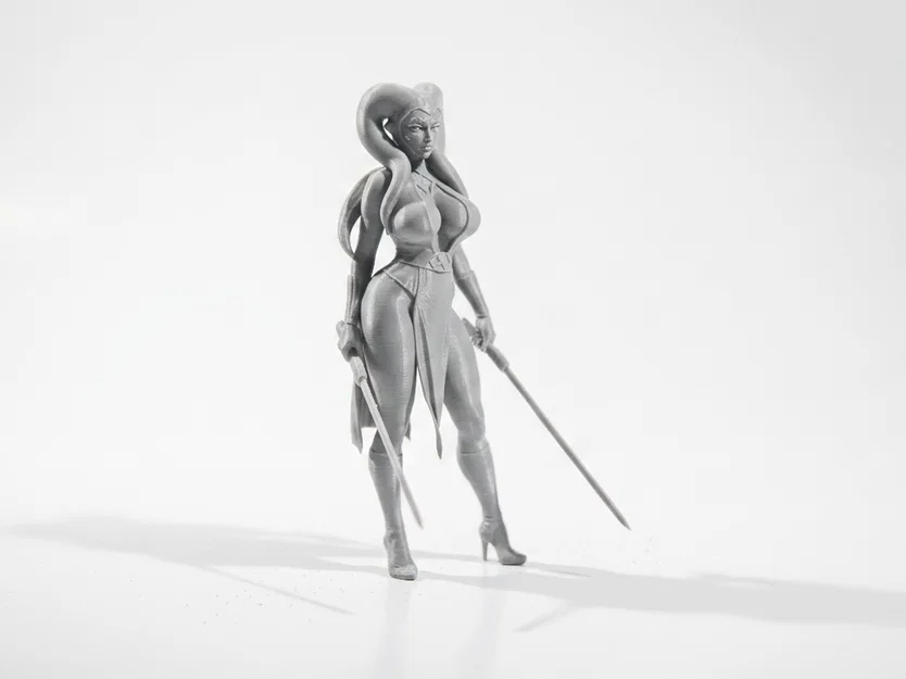 Mô hình Aayla Secura phe bóng tối - File in 3D Star Wars - Image 2