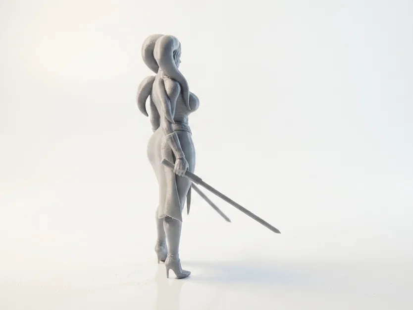 Mô hình Aayla Secura phe bóng tối - File in 3D Star Wars - Image 3