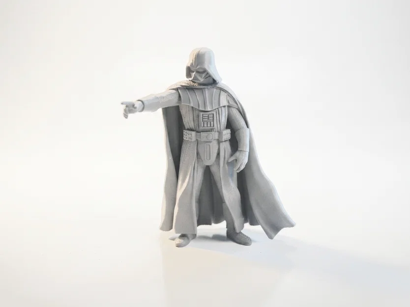 Mô hình 3D Darth Vader chỉ tay - Tượng Star Wars có thể in 3D - Image 1
