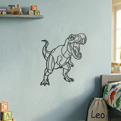 Tác phẩm trang trí tường T-Rex (Wall art)