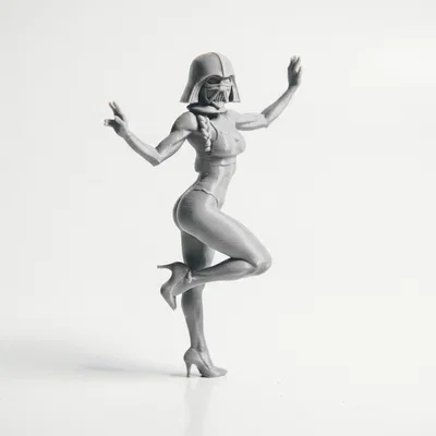 Mô hình tượng Female Darth Vader 3D in ấn chi tiết