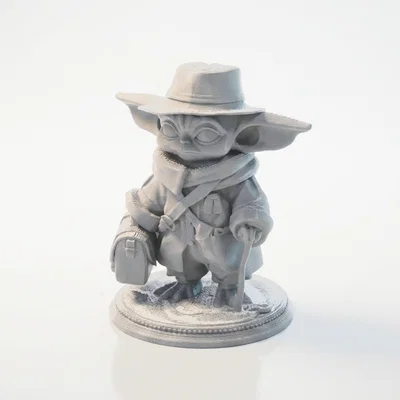 Mô hình in 3D Grogu Indiana Jones - Phiên bản Star Wars độc đáo