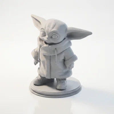 Tượng Grogu Star Wars - Mô hình 3D có thể in ấn