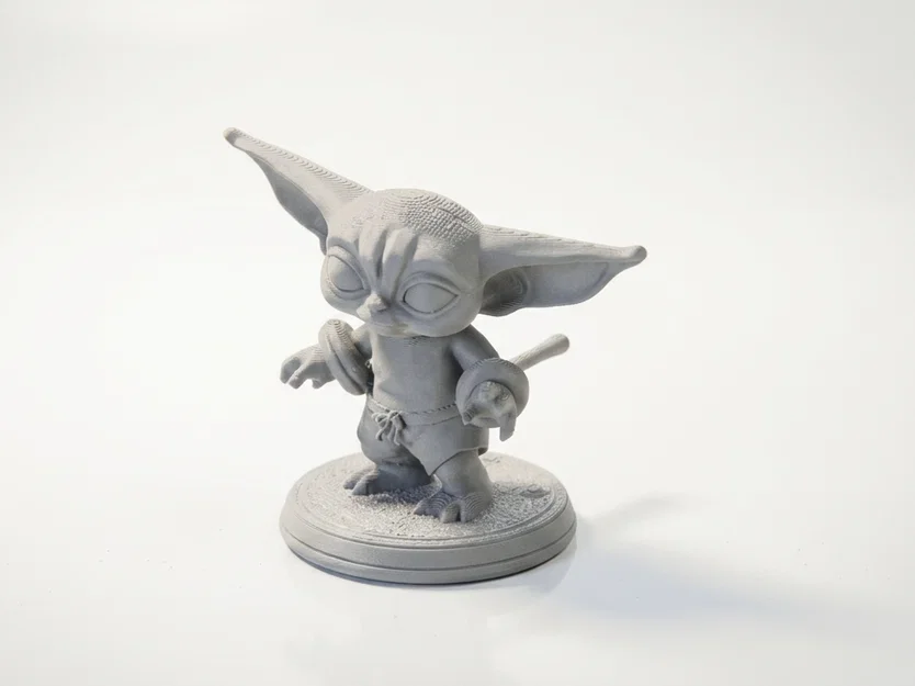 Mô hình Grogu - Tượng sưu tầm Star Wars in 3D - Image 1