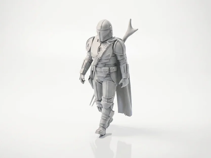 Mô hình chiến binh Mandalorian Star Wars in 3D - Image 1