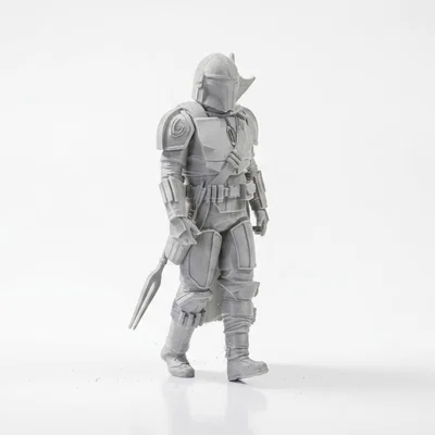 Mô hình chiến binh Mandalorian Star Wars in 3D