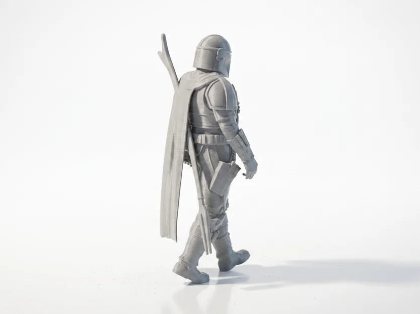 Mô hình chiến binh Mandalorian Star Wars in 3D - Image 3