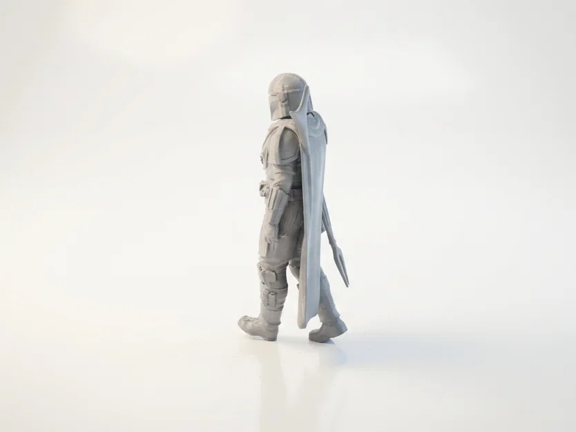 Mô hình chiến binh Mandalorian Star Wars in 3D - Image 4