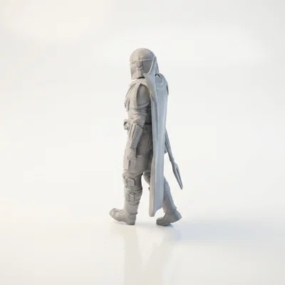 Mô hình chiến binh Mandalorian Star Wars in 3D