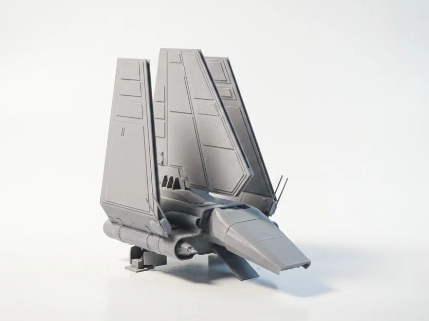 Mô hình Tàu Vũ trụ Imperial Shuttle Star Wars in 3D - Image 2