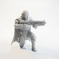 Mô Hình 3D Mandalorian Star Wars Sưu Tầm - Thumbnail 1