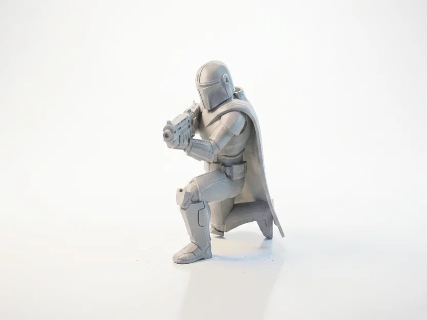 Mô Hình 3D Mandalorian Star Wars Sưu Tầm - Image 4
