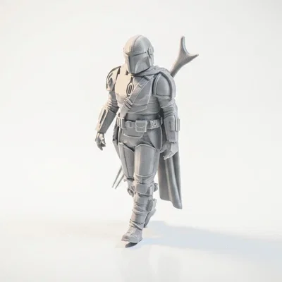 Mô hình Mandalorian Warrior Star Wars in 3D
