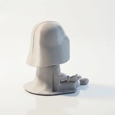 Mô hình Darth Vader ngồi thiền in 3D Star Wars