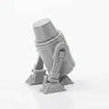 Mô hình robot R2-D2 Star Wars in 3D - Thumbnail 3
