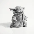 Mô hình 3D Grogu Hoàng Gia - Tác phẩm sưu tầm Star Wars - Thumbnail 2