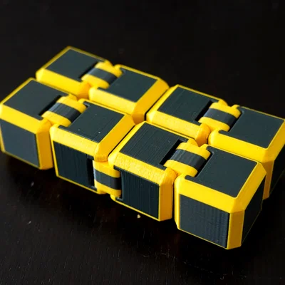 Perfect Fit Infinity Cube Fidget MMU - Bản remix đa màu sắc
