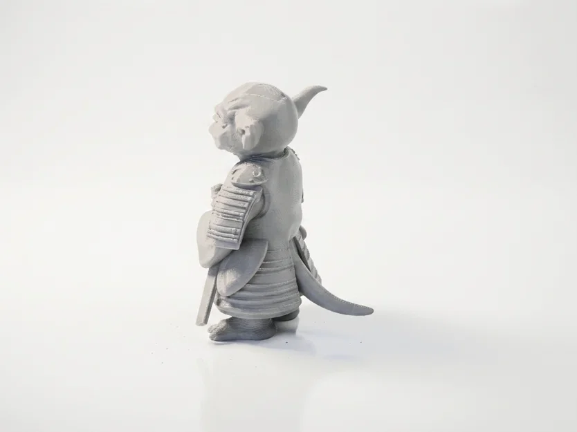Mô hình Samurai Yoda Star Wars - Tệp 3D có thể in - Image 4