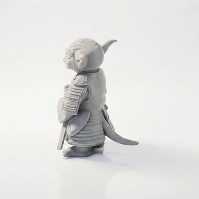 Mô hình Samurai Yoda Star Wars - Tệp 3D có thể in