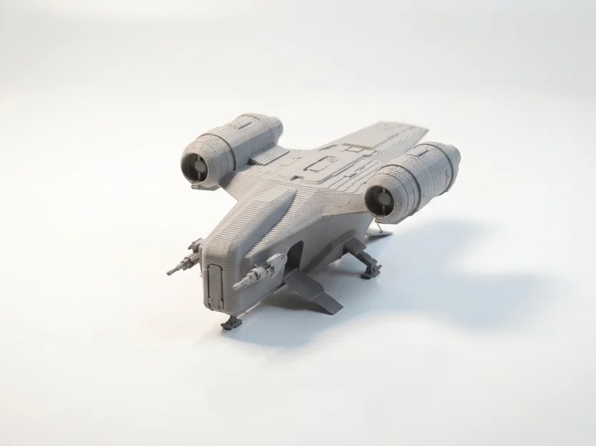 Mô hình tàu vũ trụ Razor Crest Star Wars in 3D - Image 1