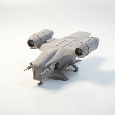 Mô hình tàu vũ trụ Razor Crest Star Wars in 3D