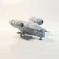 Mô hình tàu vũ trụ Razor Crest Star Wars in 3D - Thumbnail 2