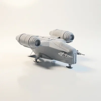 Mô hình tàu vũ trụ Razor Crest Star Wars in 3D