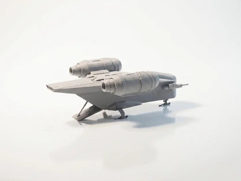 Mô hình tàu vũ trụ Razor Crest Star Wars in 3D - Image 3