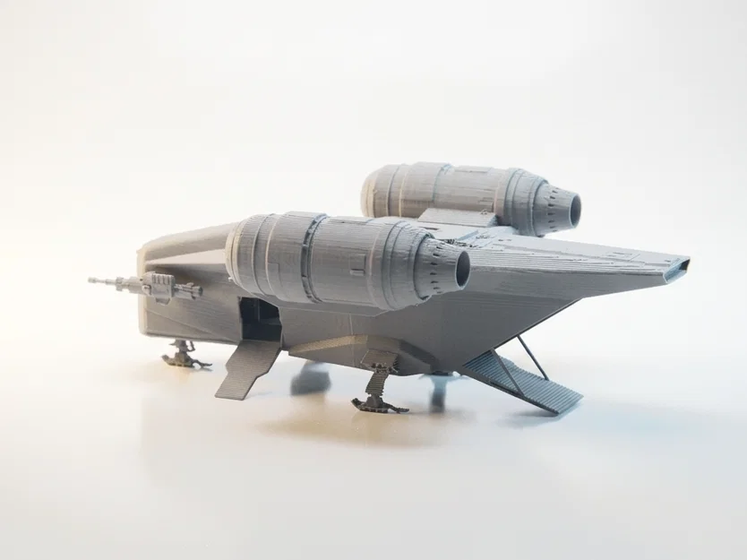 Mô hình tàu vũ trụ Razor Crest Star Wars in 3D - Image 4