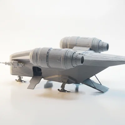 Mô hình tàu vũ trụ Razor Crest Star Wars in 3D