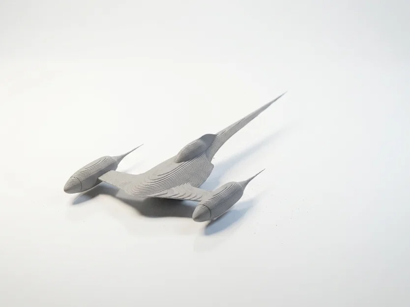 Mô hình 3D Naboo Starfighter Ship trong Star Wars - Image 1