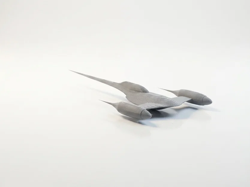 Mô hình 3D Naboo Starfighter Ship trong Star Wars - Image 2