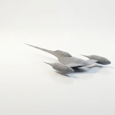 Mô hình 3D Naboo Starfighter Ship trong Star Wars