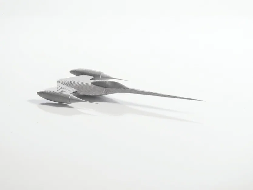 Mô hình 3D Naboo Starfighter Ship trong Star Wars - Image 4