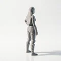 Mô hình Nữ chiến binh Mandalorian Star Wars - File in 3D - Thumbnail 3