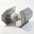 Mô hình chiến cơ Star Wars TIE Advanced X1 in 3D - Thumbnail 1