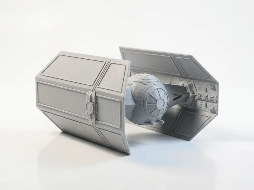 Mô hình chiến cơ Star Wars TIE Advanced X1 in 3D - Image 2