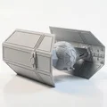 Mô hình chiến cơ Star Wars TIE Advanced X1 in 3D - Thumbnail 2