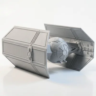 Mô hình chiến cơ Star Wars TIE Advanced X1 in 3D
