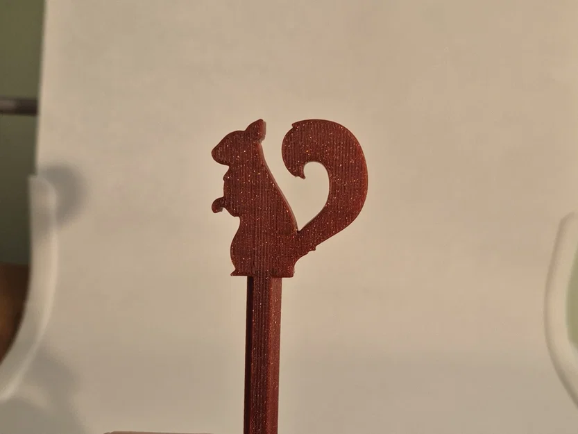 Bút bi trang trí hình sóc (Squirrel Bic Pen) in 3D độc đáo - Image 2