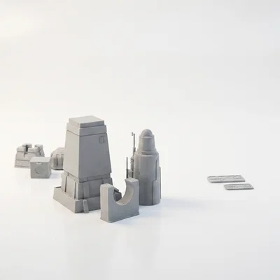 Mô hình in 3D các công trình Tatooine trong Star Wars