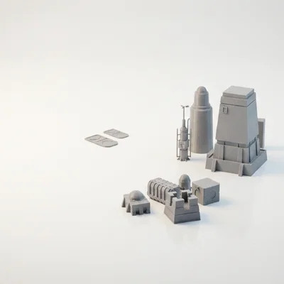 Mô hình in 3D các công trình Tatooine trong Star Wars