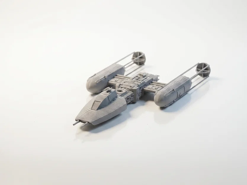Mô hình 3D phi thuyền Y-Wing Star Wars in 3D - Image 1