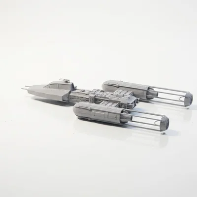 Mô hình 3D phi thuyền Y-Wing Star Wars in 3D