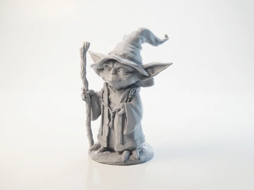 Mô hình Yoda Gandalf: Tượng 3D sưu tầm chủ đề Star Wars - Image 1