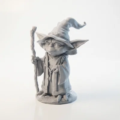 Mô hình Yoda Gandalf: Tượng 3D sưu tầm chủ đề Star Wars