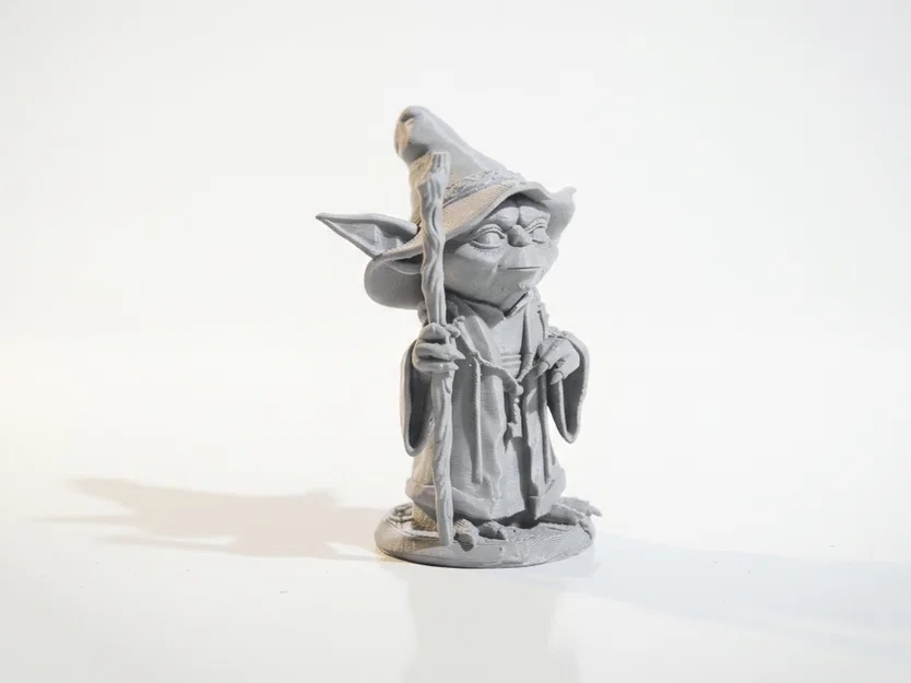 Mô hình Yoda Gandalf: Tượng 3D sưu tầm chủ đề Star Wars - Image 2