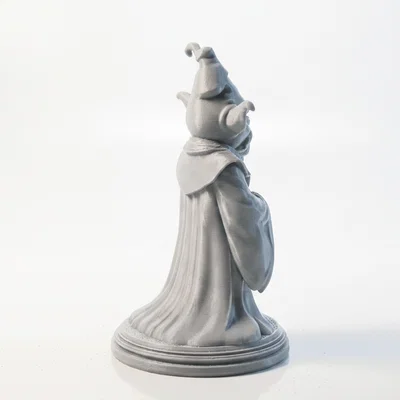 Mô hình 3D tượng nhân vật trùm mũ phong cách Star Wars