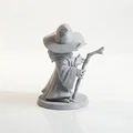 Mô hình 3D Yoda kết hợp Gandalf độc đáo - Yoda Gandalf Wizard Figurine - Thumbnail 3